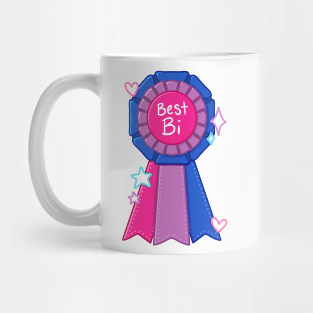 Best Bi Ribbon Bisexual Pride LGBTQ by scrambledpegs